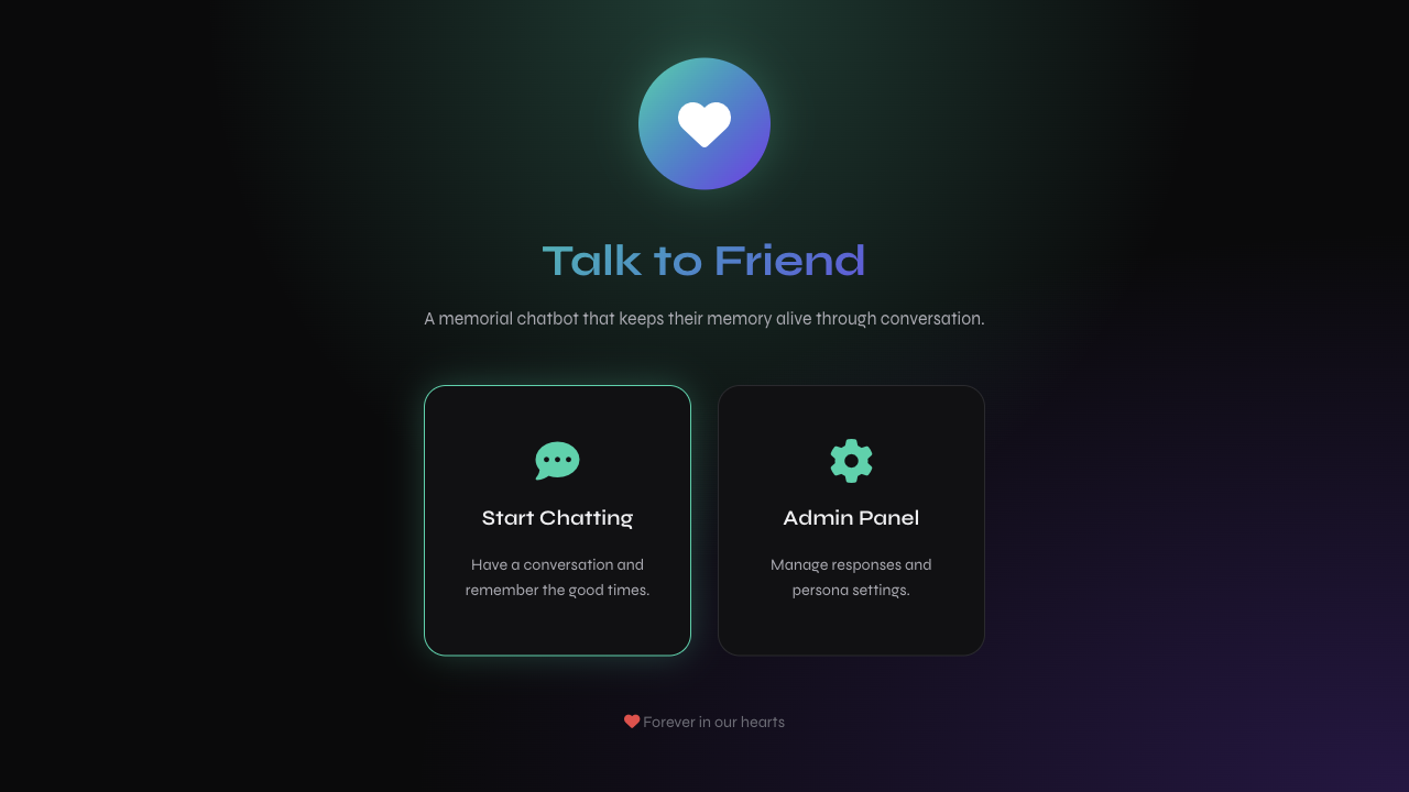 LifeWork — Memorial Chatbot