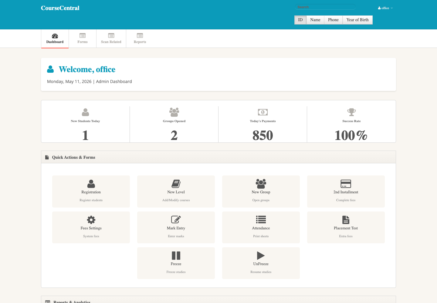 CourseCentral
