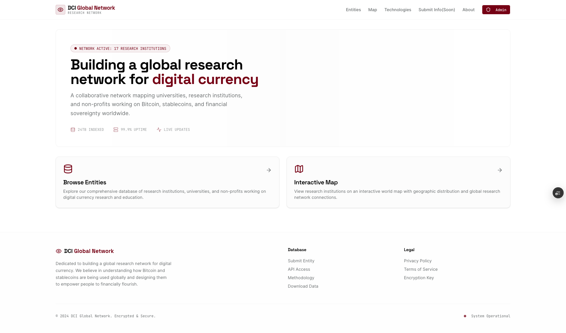 DCI Global Network Explorer